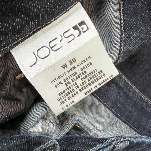 Joe's Jeans Socialite Kicker Bootcut Crop Jeans in Perry Wash Low Rise Size W30 - Picture 6 of 8